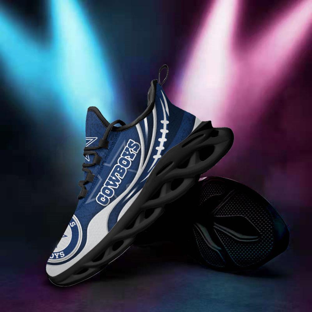 Ideafootwear Dallas Cowboys Max Soul Shoes Sneakers For Men And Women 126