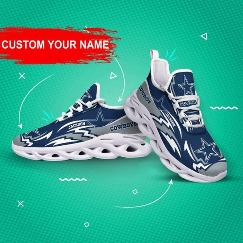 Ideafootwear Dallas Cowboys Max Soul Shoes Sneakers For Men And Women 165