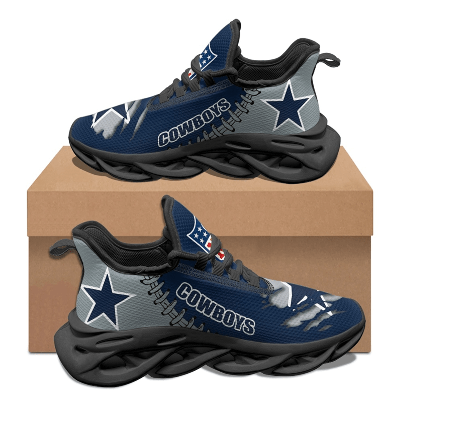 Ideafootwear Dallas Cowboys Max Soul Shoes Sneakers For Men And Women 151