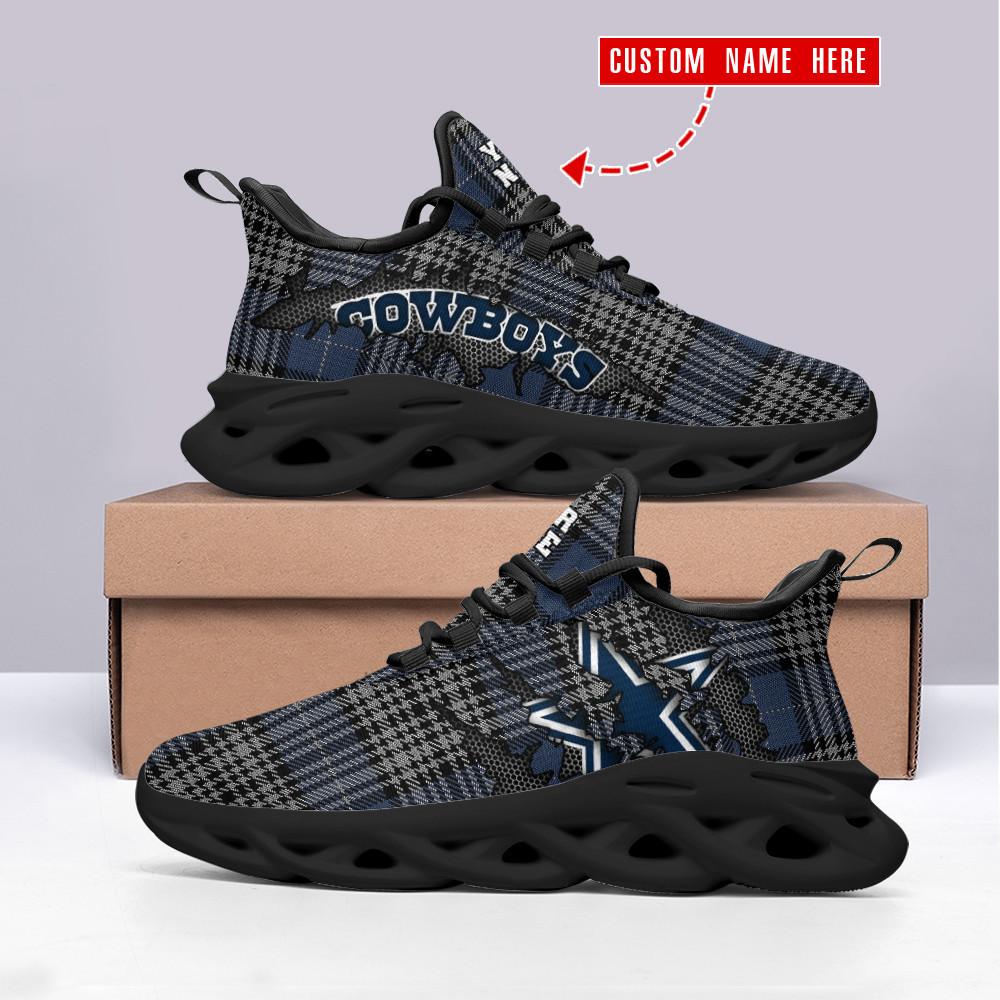 Ideafootwear Dallas Cowboys Max Soul Shoes Sneakers For Men And Women 209