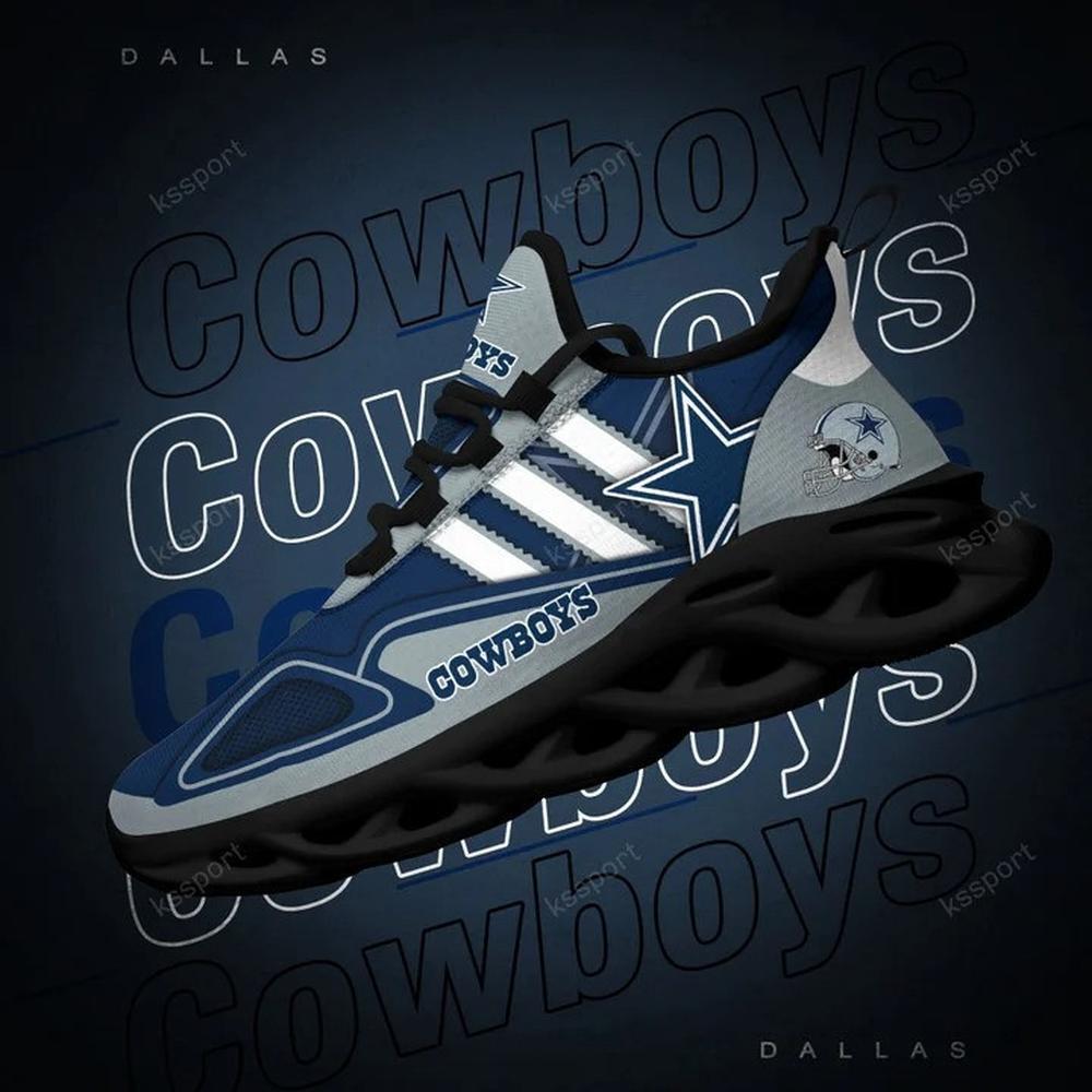 Ideafootwear Dallas Cowboys Max Soul Shoes Sneakers For Men And Women 124