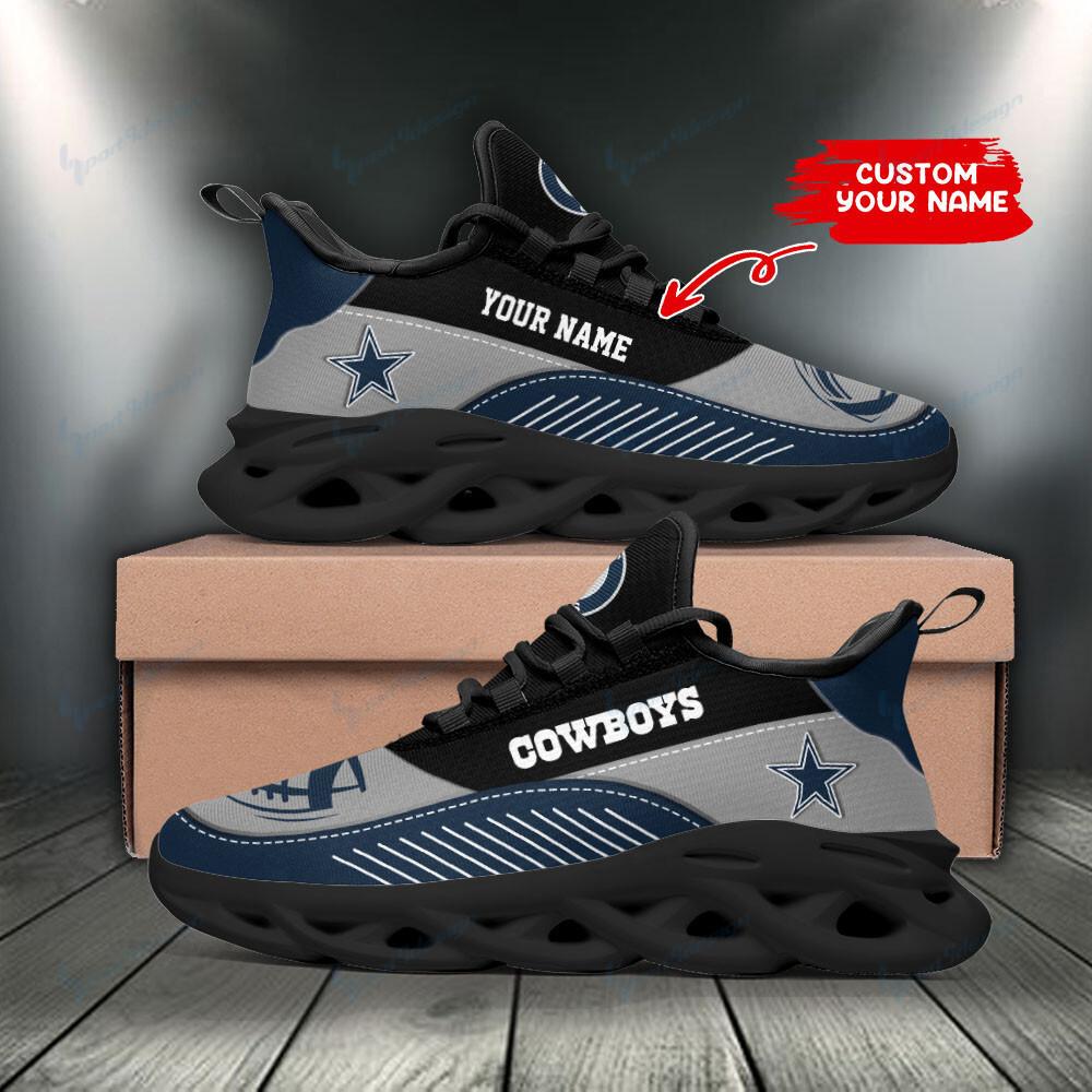 Ideafootwear Dallas Cowboys Max Soul Shoes Sneakers For Men And Women 178