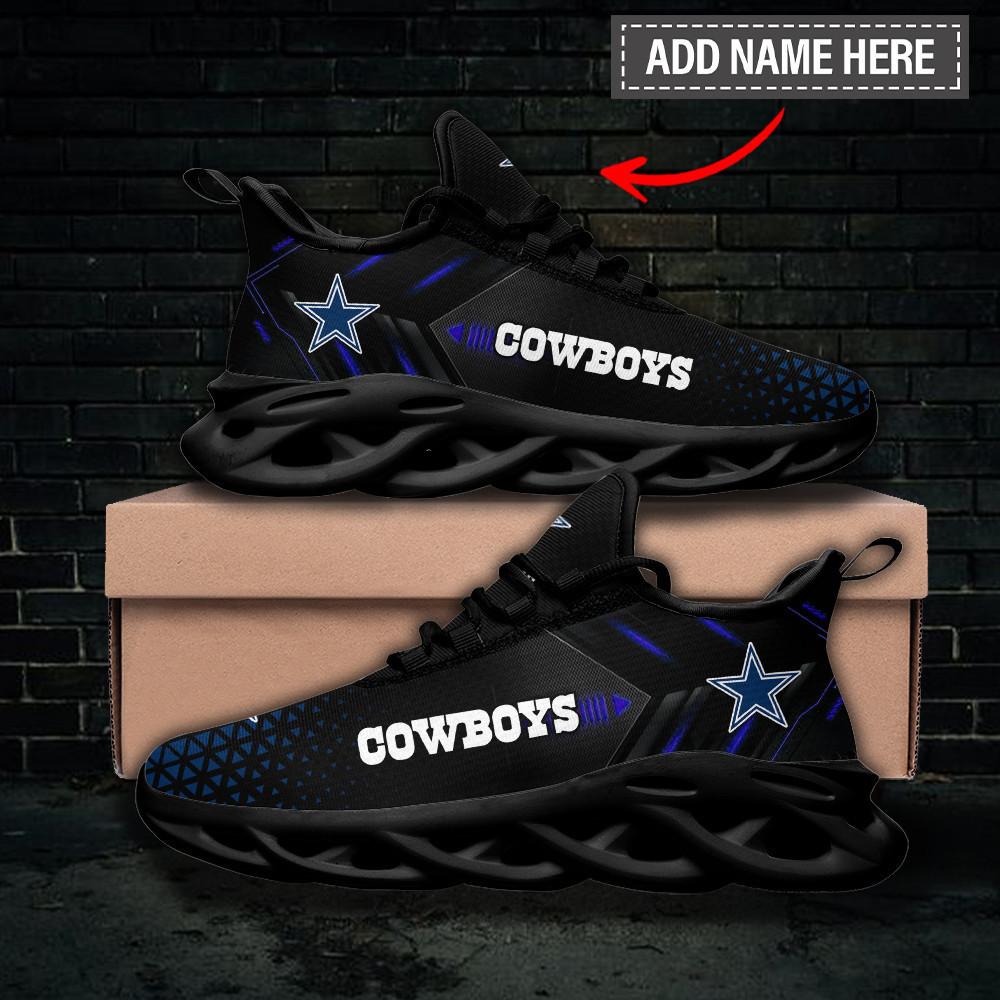Ideafootwear Dallas Cowboys Max Soul Shoes Sneakers For Men And Women 198