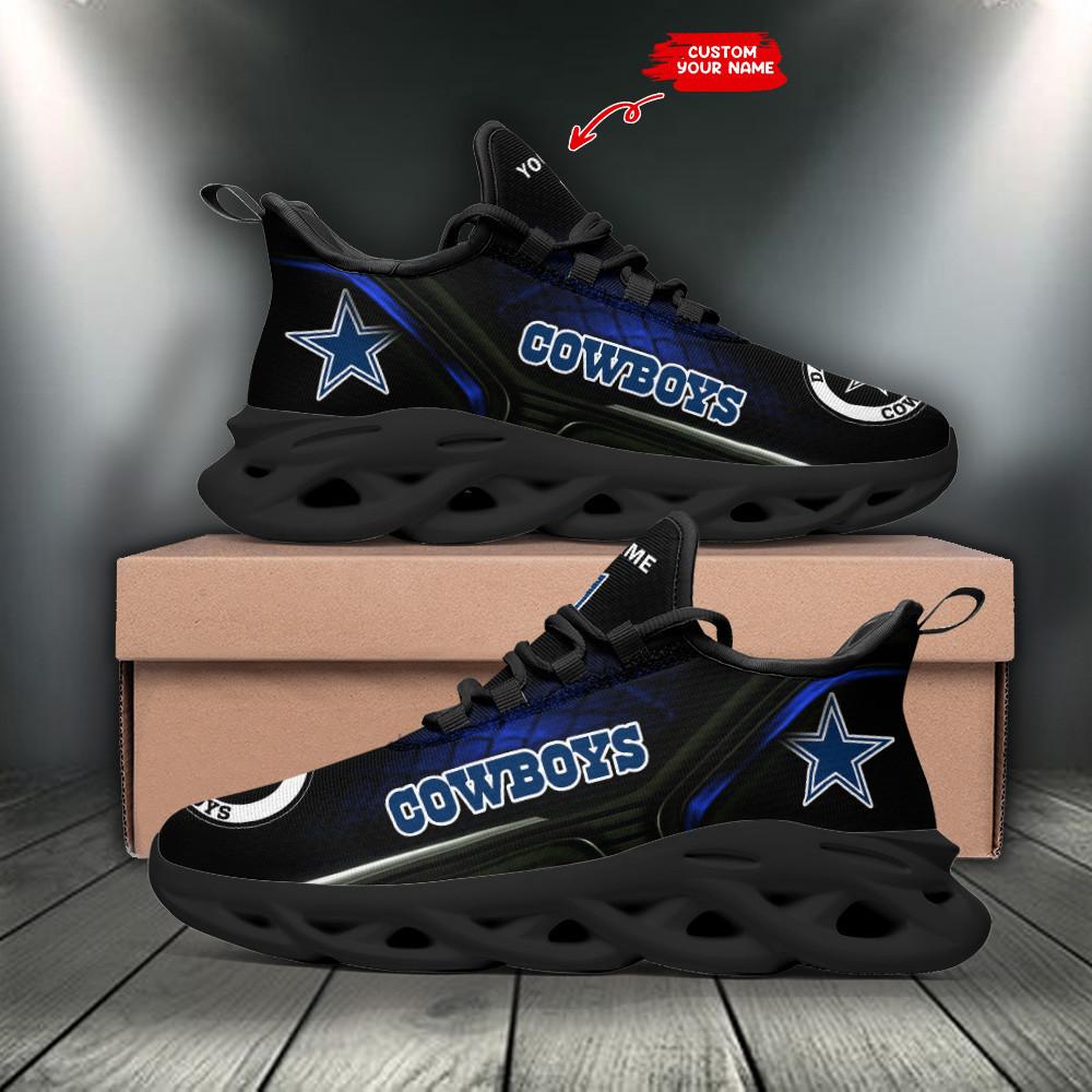 Ideafootwear Dallas Cowboys Max Soul Shoes Sneakers For Men And Women 208