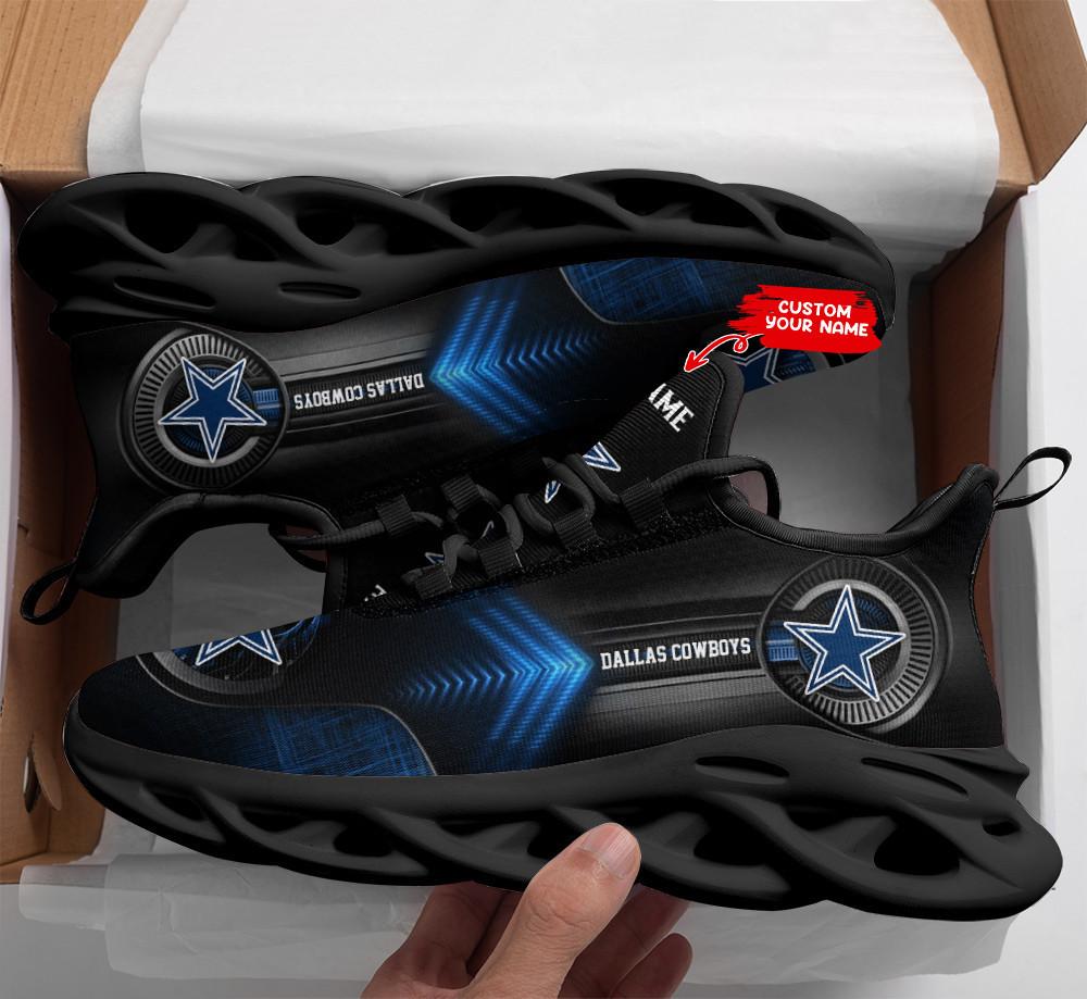 Ideafootwear Dallas Cowboys Max Soul Shoes Sneakers For Men And Women 200