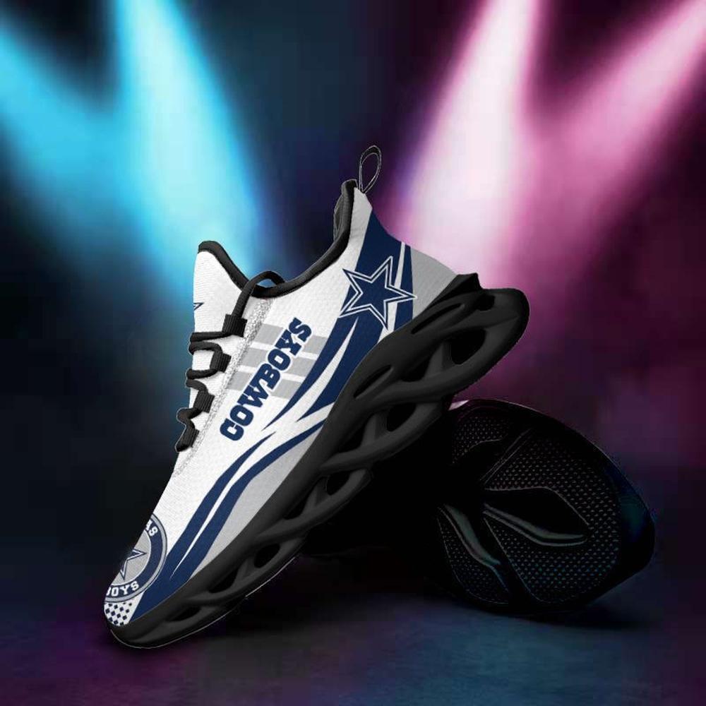 Ideafootwear Dallas Cowboys Max Soul Shoes Sneakers For Men And Women 8