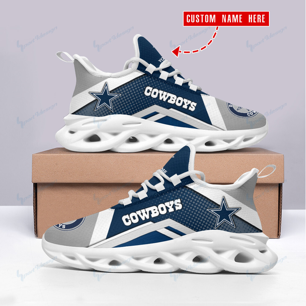 Ideafootwear Dallas Cowboys Max Soul Shoes Sneakers For Men And Women 216