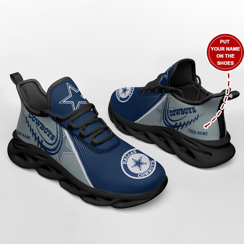 Ideafootwear Dallas Cowboys Max Soul Shoes Sneakers For Men And Women 244