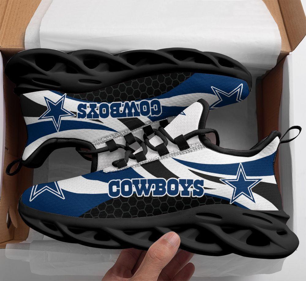 Ideafootwear Dallas Cowboys Max Soul Shoes Sneakers For Men And Women 10