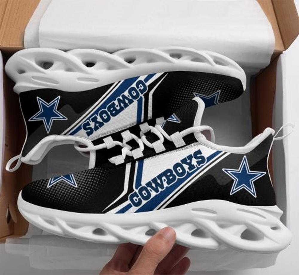 Ideafootwear Dallas Cowboys Max Soul Shoes Sneakers For Men And Women 112
