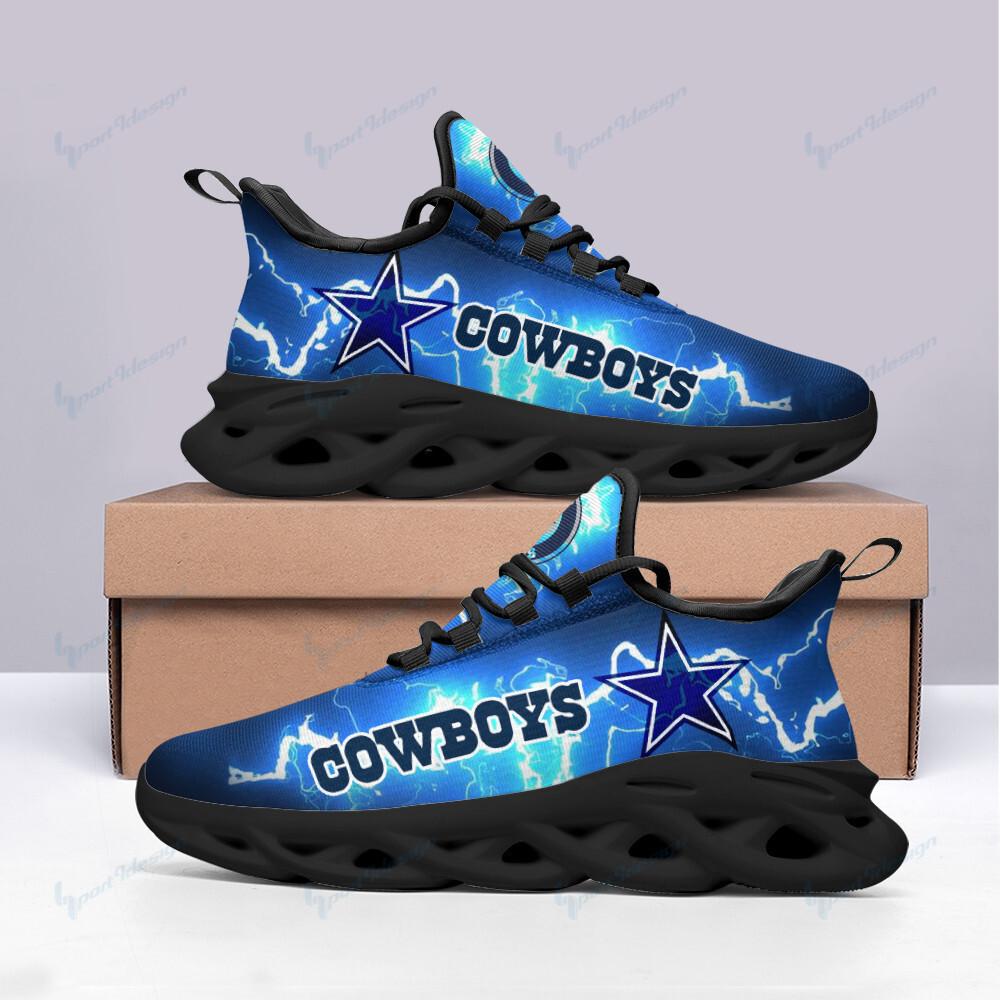 Ideafootwear Dallas Cowboys Max Soul Shoes Sneakers For Men And Women 100