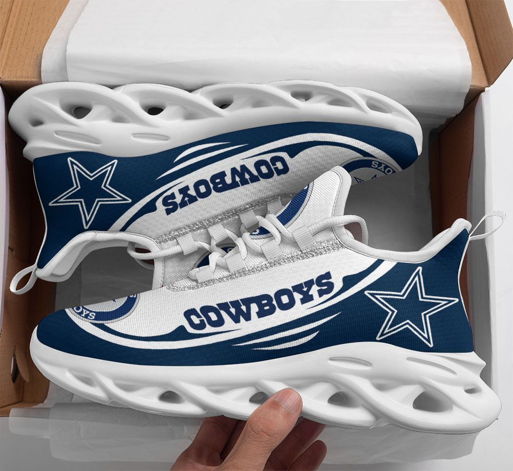 Ideafootwear Dallas Cowboys Max Soul Shoes Sneakers For Men And Women 283