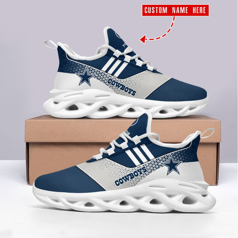 Ideafootwear Dallas Cowboys Max Soul Shoes Sneakers For Men And Women 219
