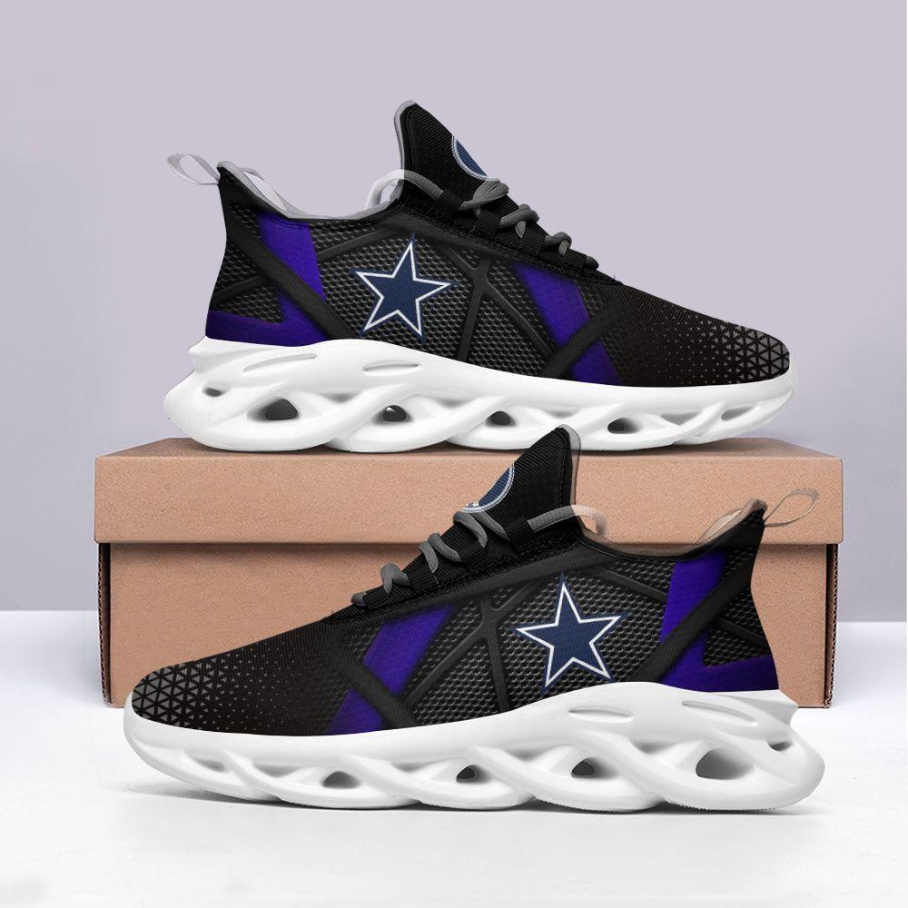 Ideafootwear Dallas Cowboys Max Soul Shoes Sneakers For Men And Women 9