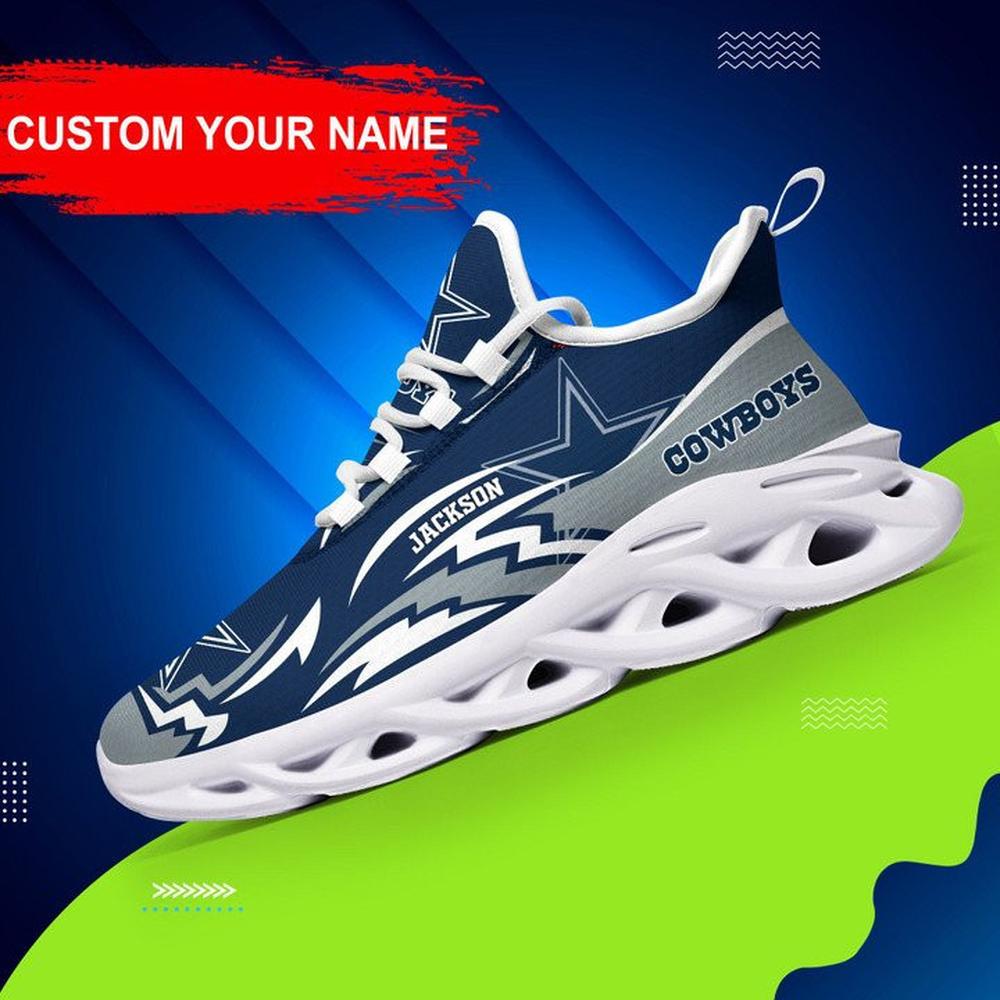 Ideafootwear Dallas Cowboys Max Soul Shoes Sneakers For Men And Women 165