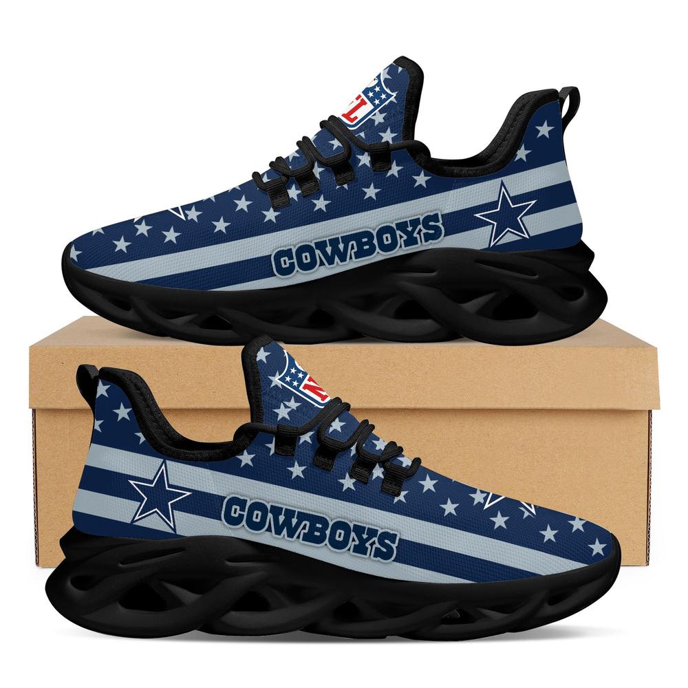 Ideafootwear Dallas Cowboys Max Soul Shoes Sneakers For Men And Women 38