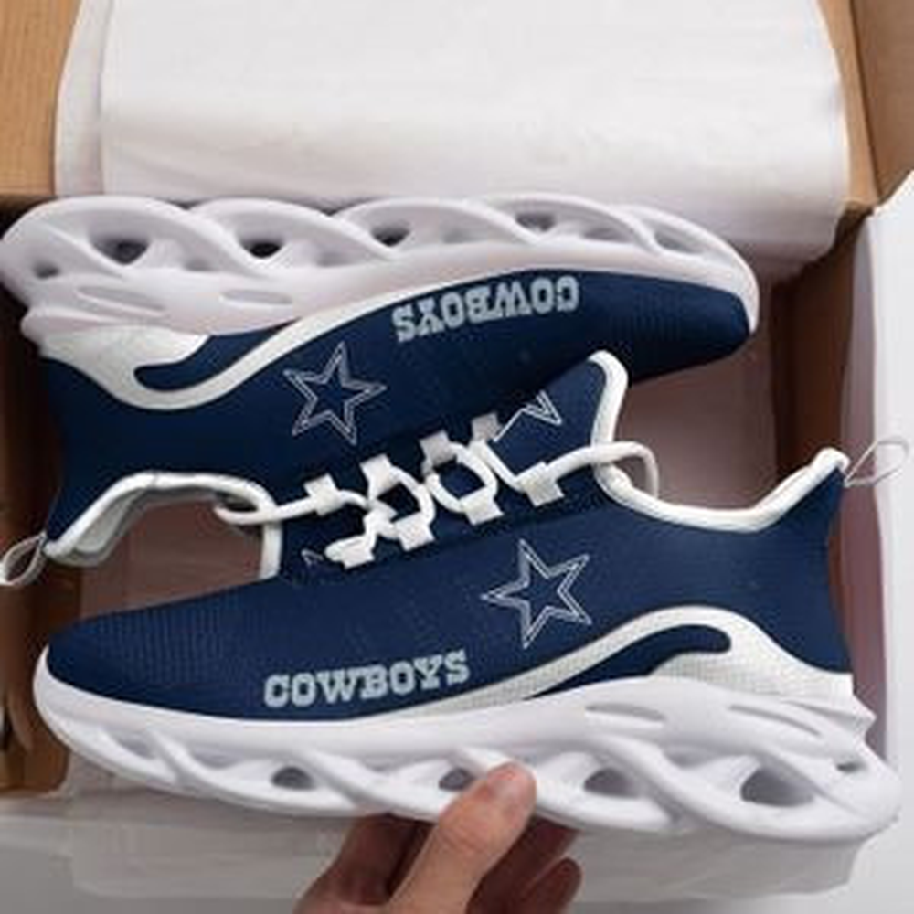 Ideafootwear Dallas Cowboys Max Soul Shoes Sneakers For Men And Women 268