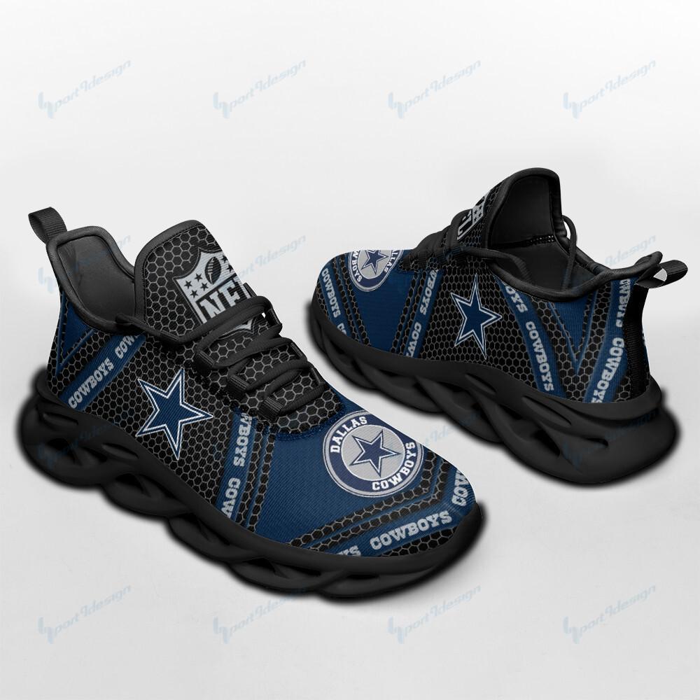 Ideafootwear Dallas Cowboys Max Soul Shoes Sneakers For Men And Women 106