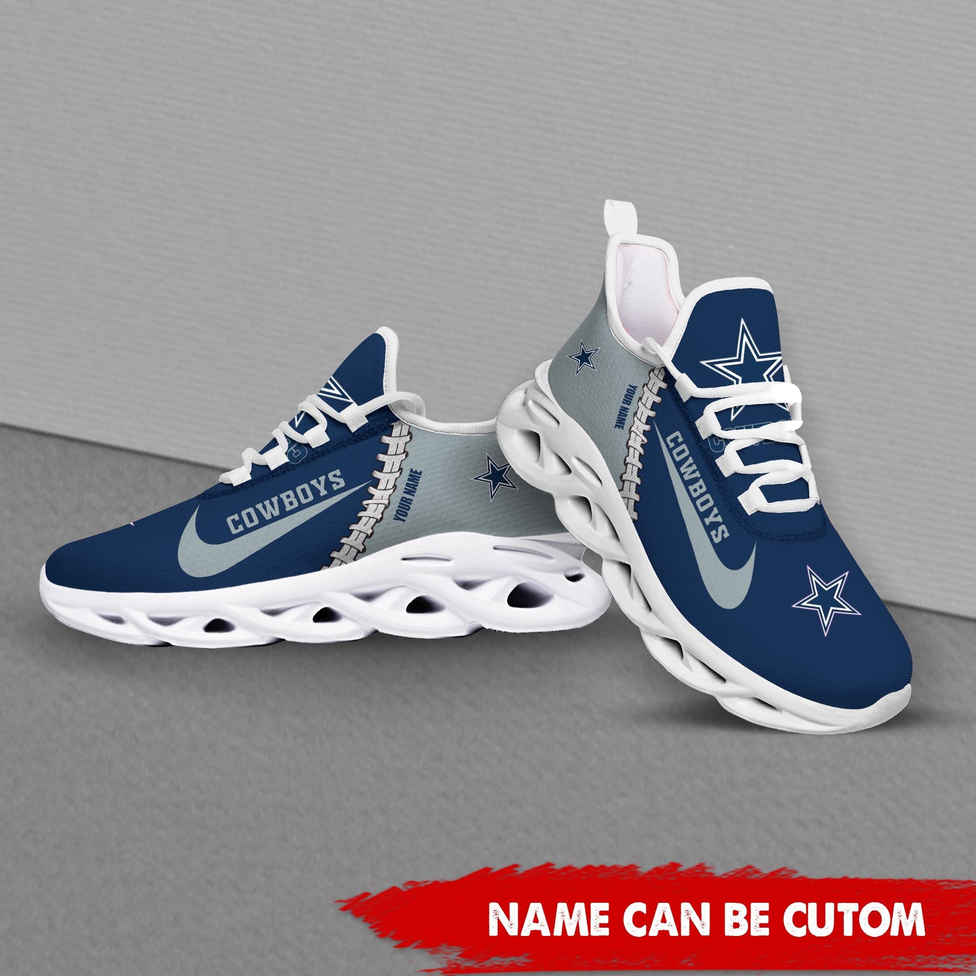 Ideafootwear Dallas Cowboys Max Soul Shoes Sneakers For Men And Women 235