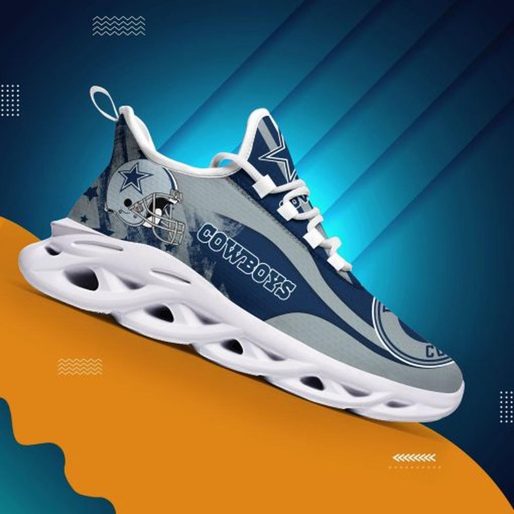 Ideafootwear Dallas Cowboys Max Soul Shoes Sneakers For Men And Women 269