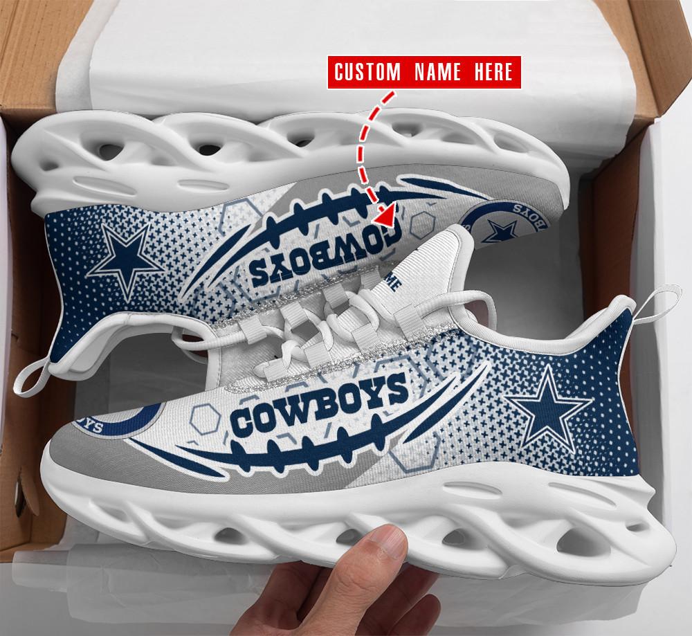 Ideafootwear Dallas Cowboys Max Soul Shoes Sneakers For Men And Women 177