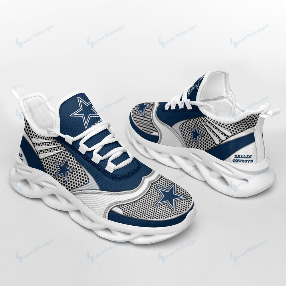 Ideafootwear Dallas Cowboys Max Soul Shoes Sneakers For Men And Women 168