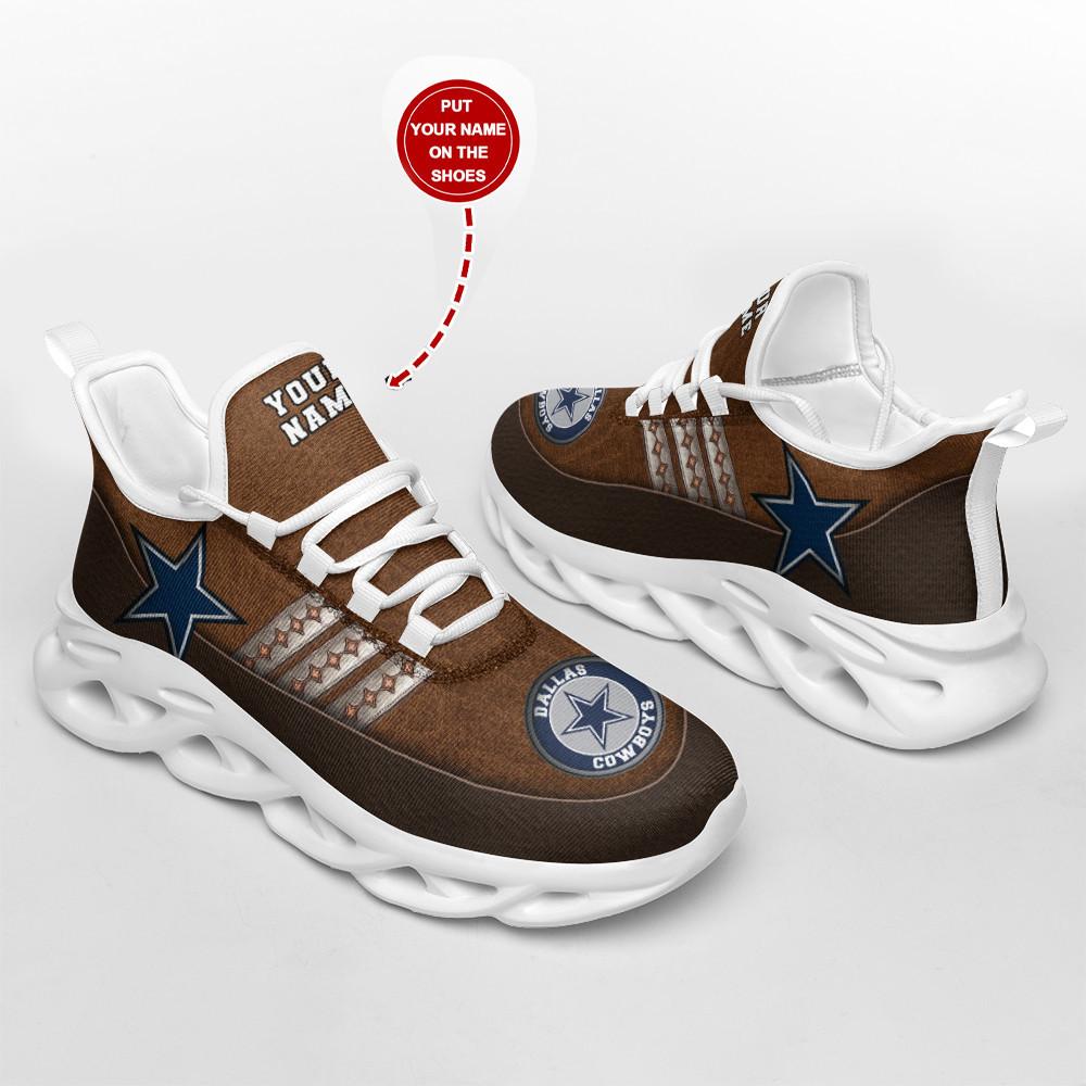 Ideafootwear Dallas Cowboys Max Soul Shoes Sneakers For Men And Women 201