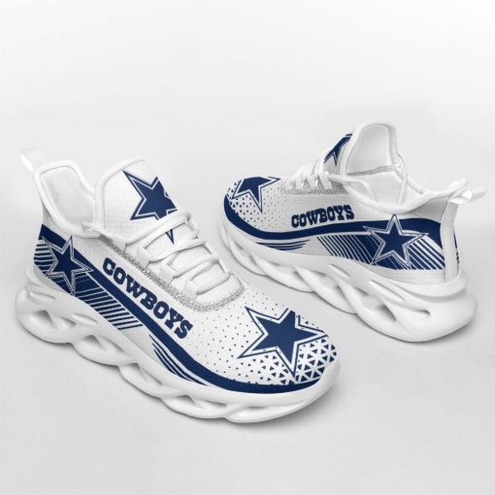 Ideafootwear Dallas Cowboys Max Soul Shoes Sneakers For Men And Women 13