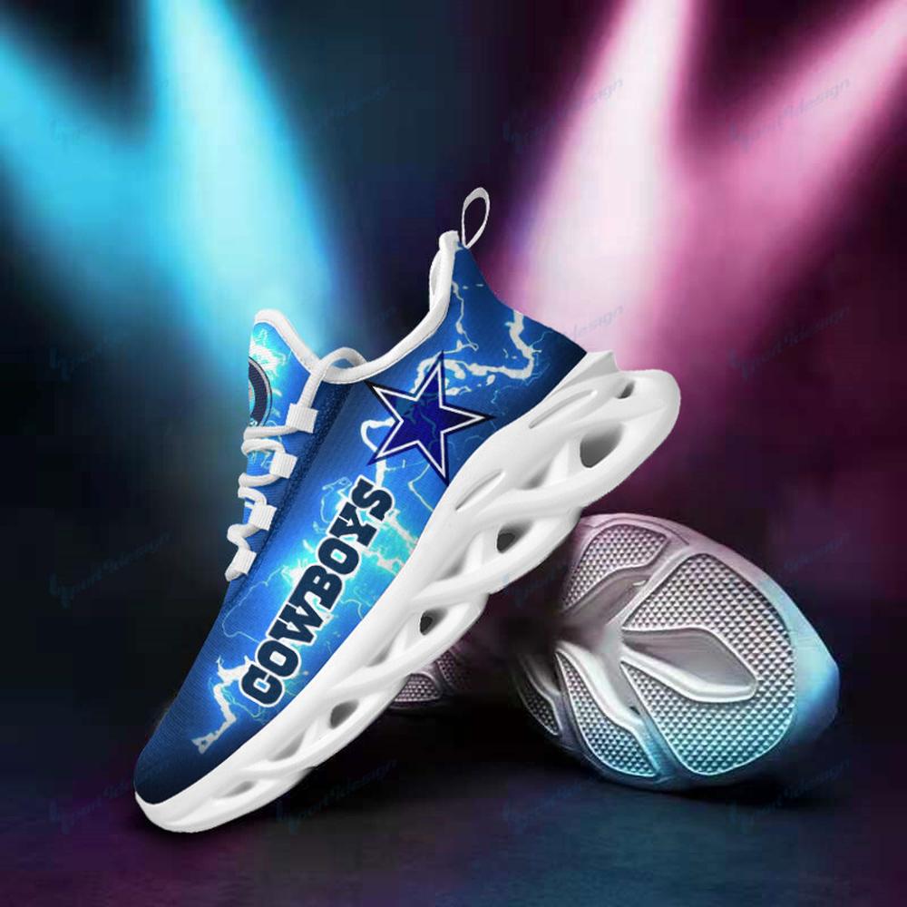 Ideafootwear Dallas Cowboys Max Soul Shoes Sneakers For Men And Women 100
