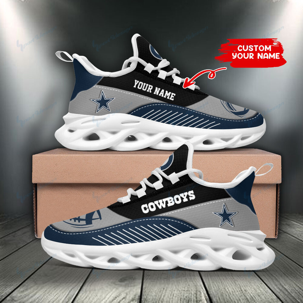 Ideafootwear Dallas Cowboys Max Soul Shoes Sneakers For Men And Women 178