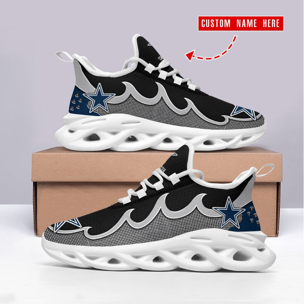 Ideafootwear Dallas Cowboys Max Soul Shoes Sneakers For Men And Women 224
