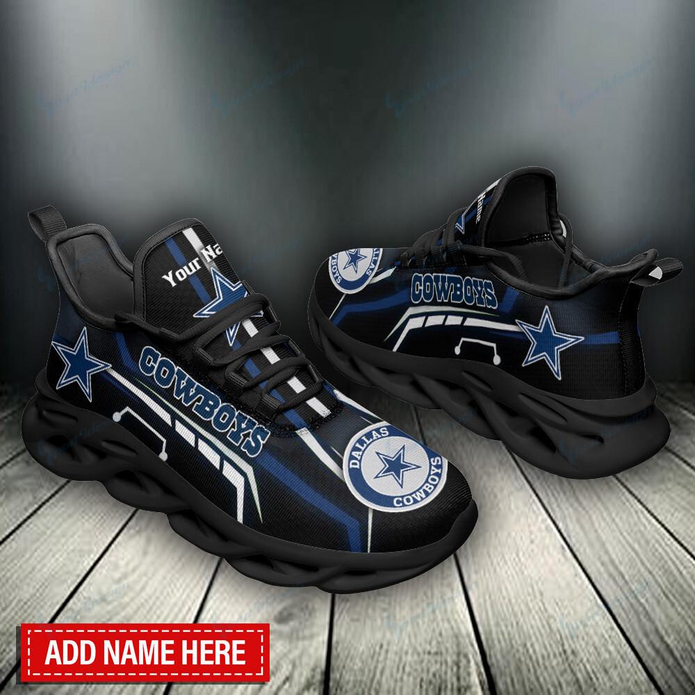 Ideafootwear Dallas Cowboys Max Soul Shoes Sneakers For Men And Women 190