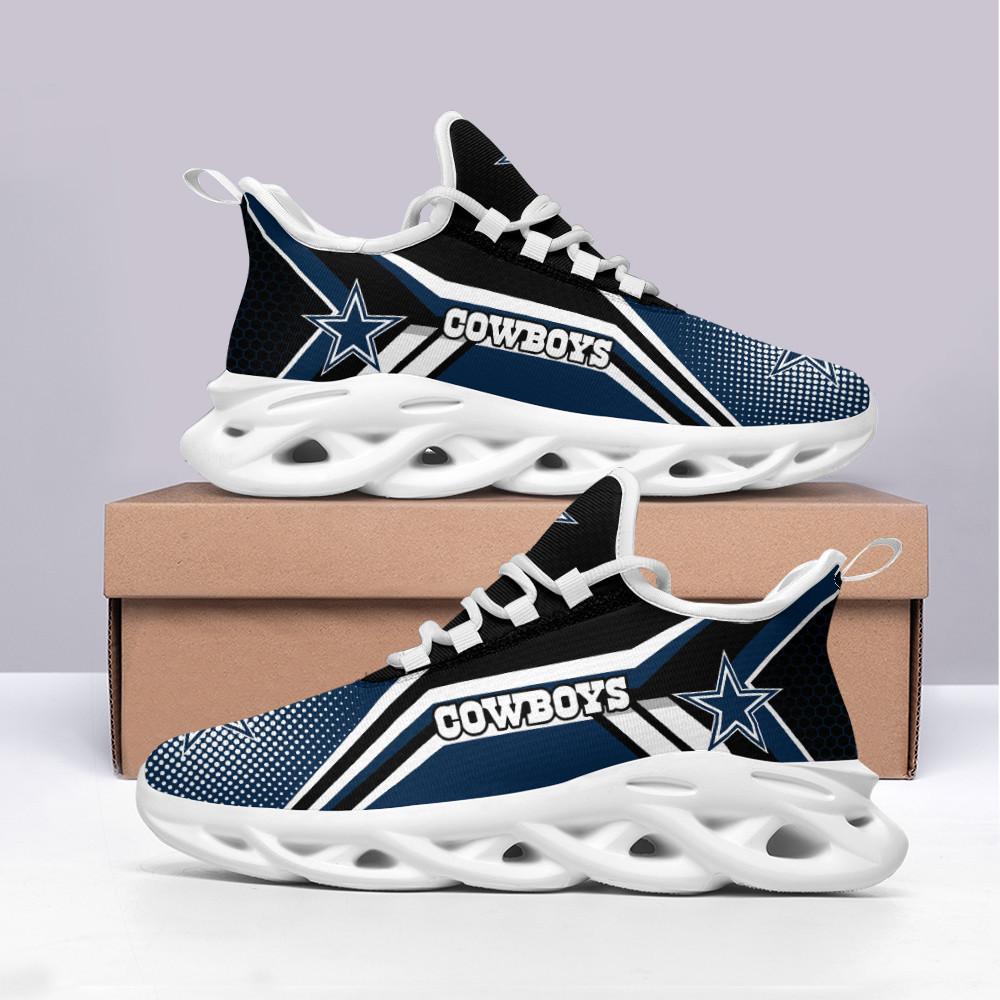 Ideafootwear Dallas Cowboys Max Soul Shoes Sneakers For Men And Women 122