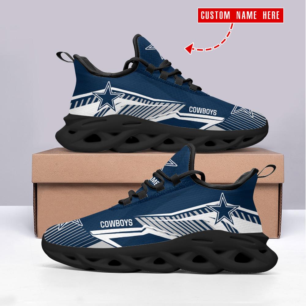 Ideafootwear Dallas Cowboys Max Soul Shoes Sneakers For Men And Women 207