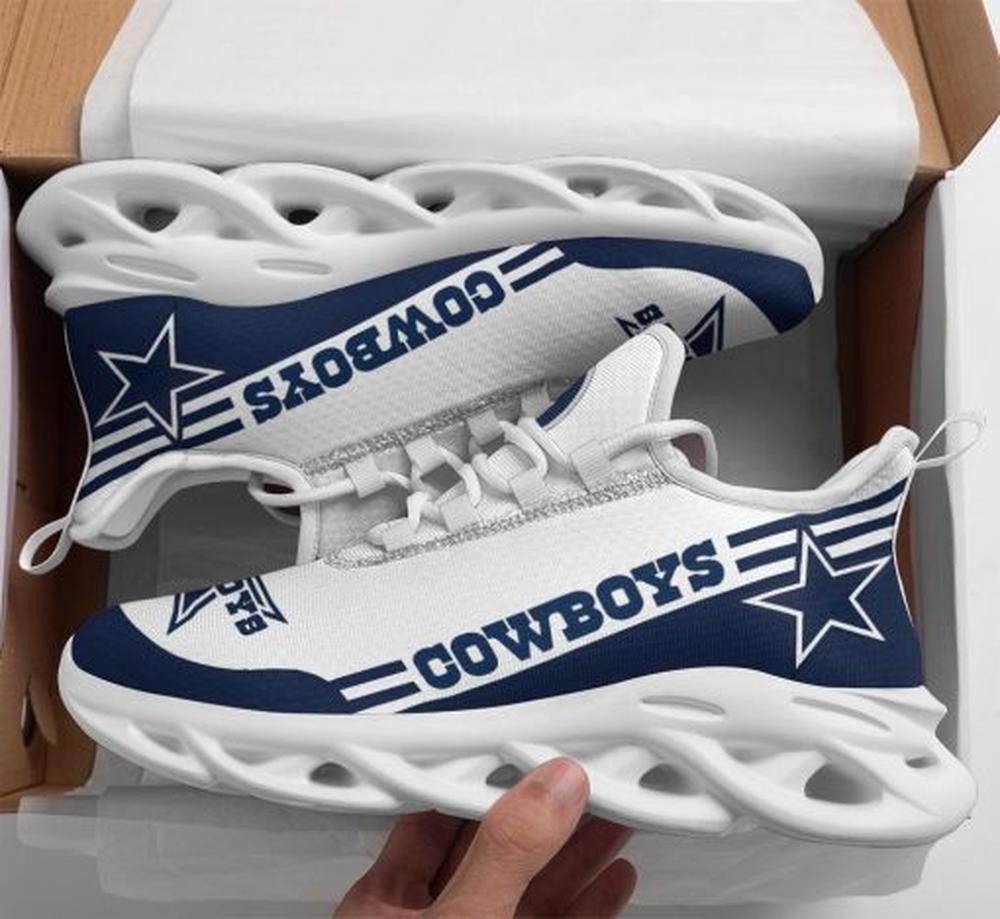 Ideafootwear Dallas Cowboys Max Soul Shoes Sneakers For Men And Women 39