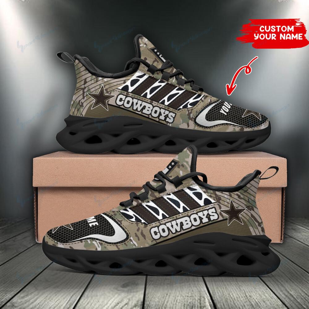 Ideafootwear Dallas Cowboys Max Soul Shoes Sneakers For Men And Women 232