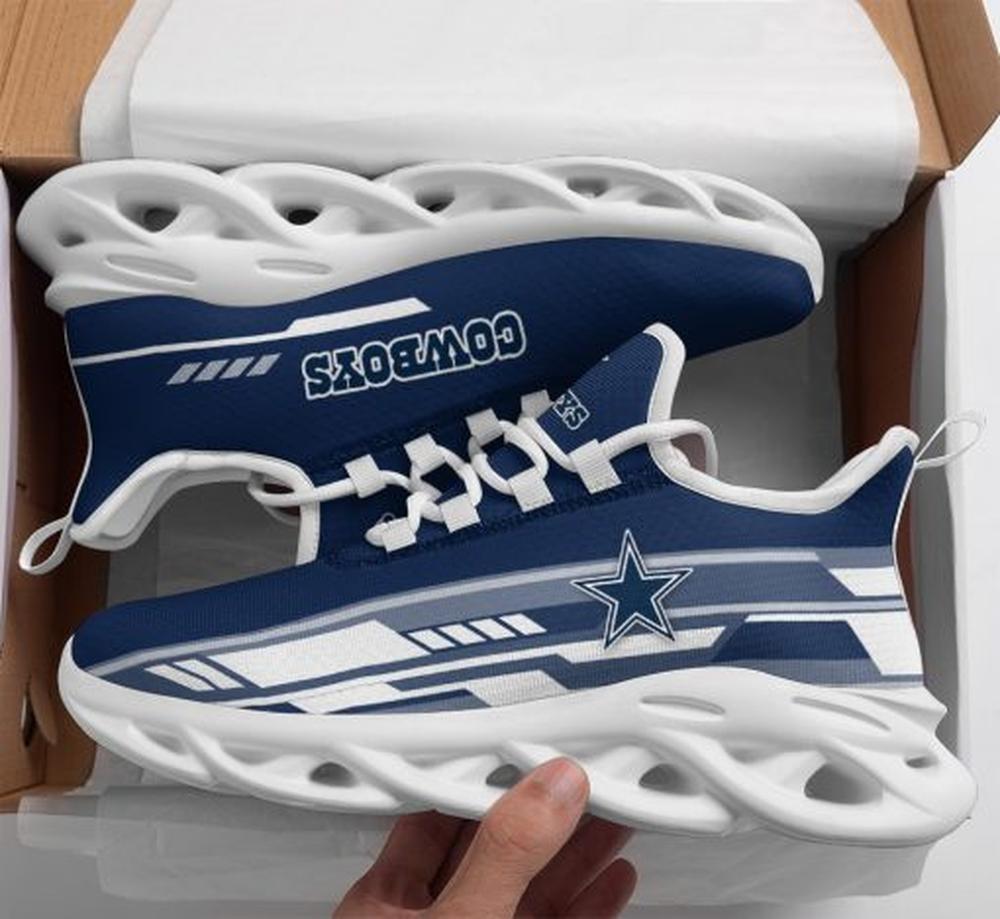 Ideafootwear Dallas Cowboys Max Soul Shoes Sneakers For Men And Women 140