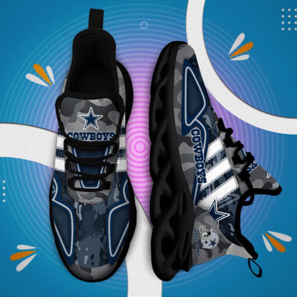 Ideafootwear Dallas Cowboys Max Soul Shoes Sneakers For Men And Women 170