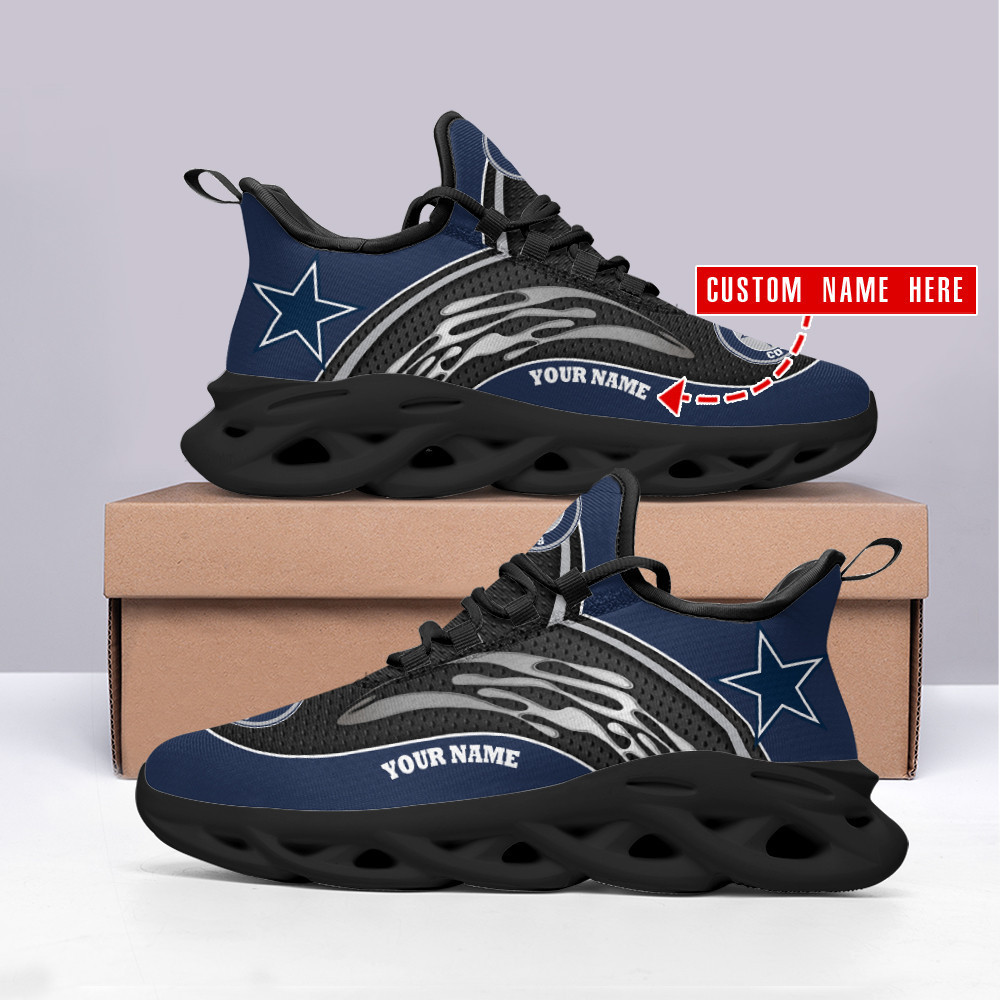 Ideafootwear Dallas Cowboys Max Soul Shoes Sneakers For Men And Women 174