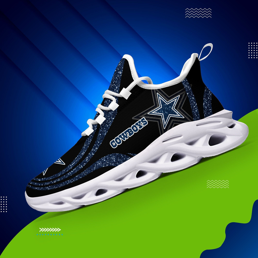 Ideafootwear Dallas Cowboys Max Soul Shoes Sneakers For Men And Women 272