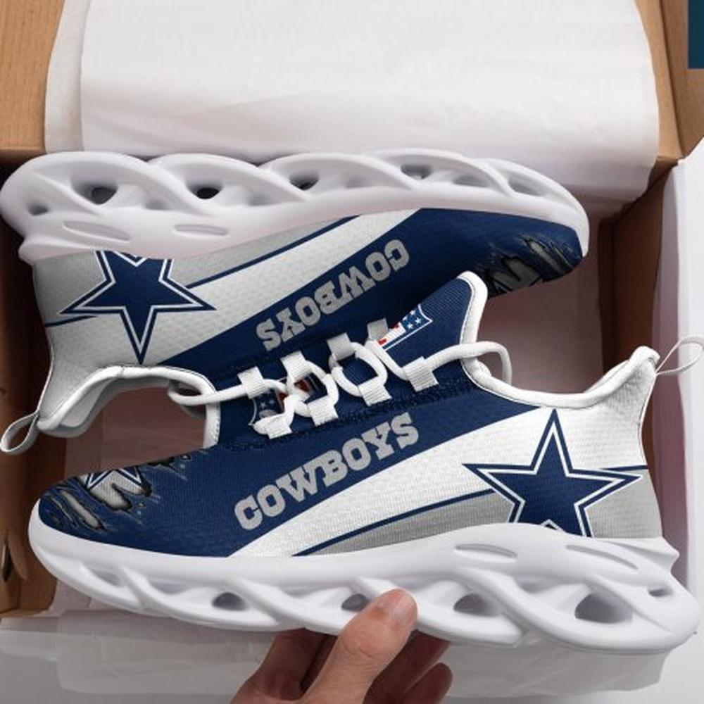 Ideafootwear Dallas Cowboys Max Soul Shoes Sneakers For Men And Women 49