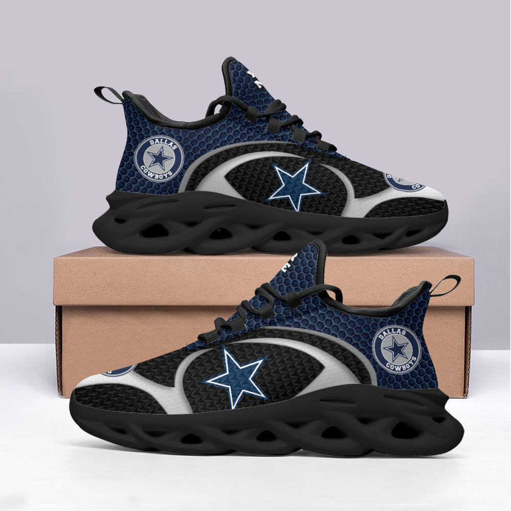 Ideafootwear Dallas Cowboys Max Soul Shoes Sneakers For Men And Women 179