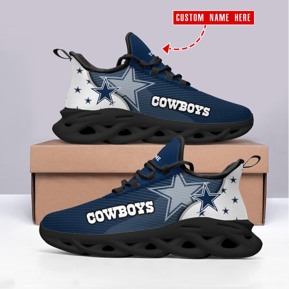 Ideafootwear Dallas Cowboys Max Soul Shoes Sneakers For Men And Women 181