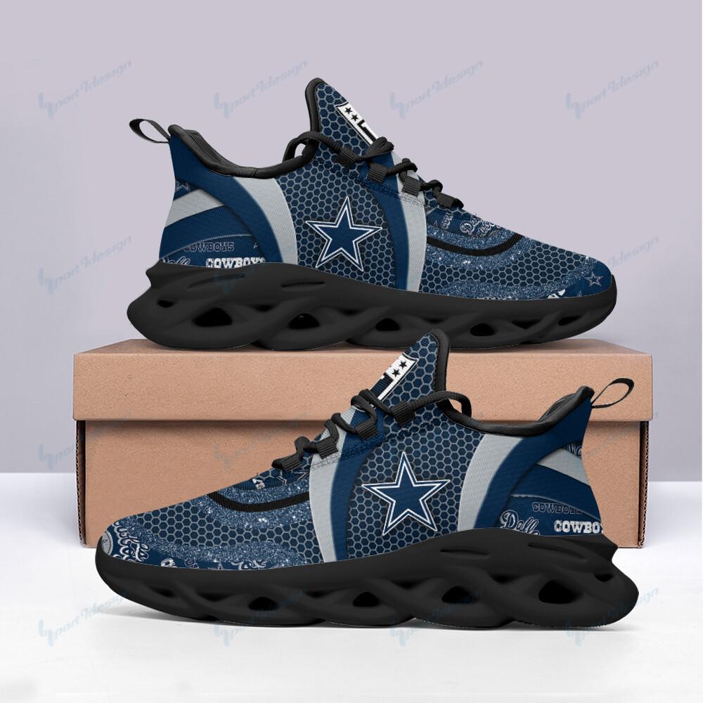 Ideafootwear Dallas Cowboys Max Soul Shoes Sneakers For Men And Women 107