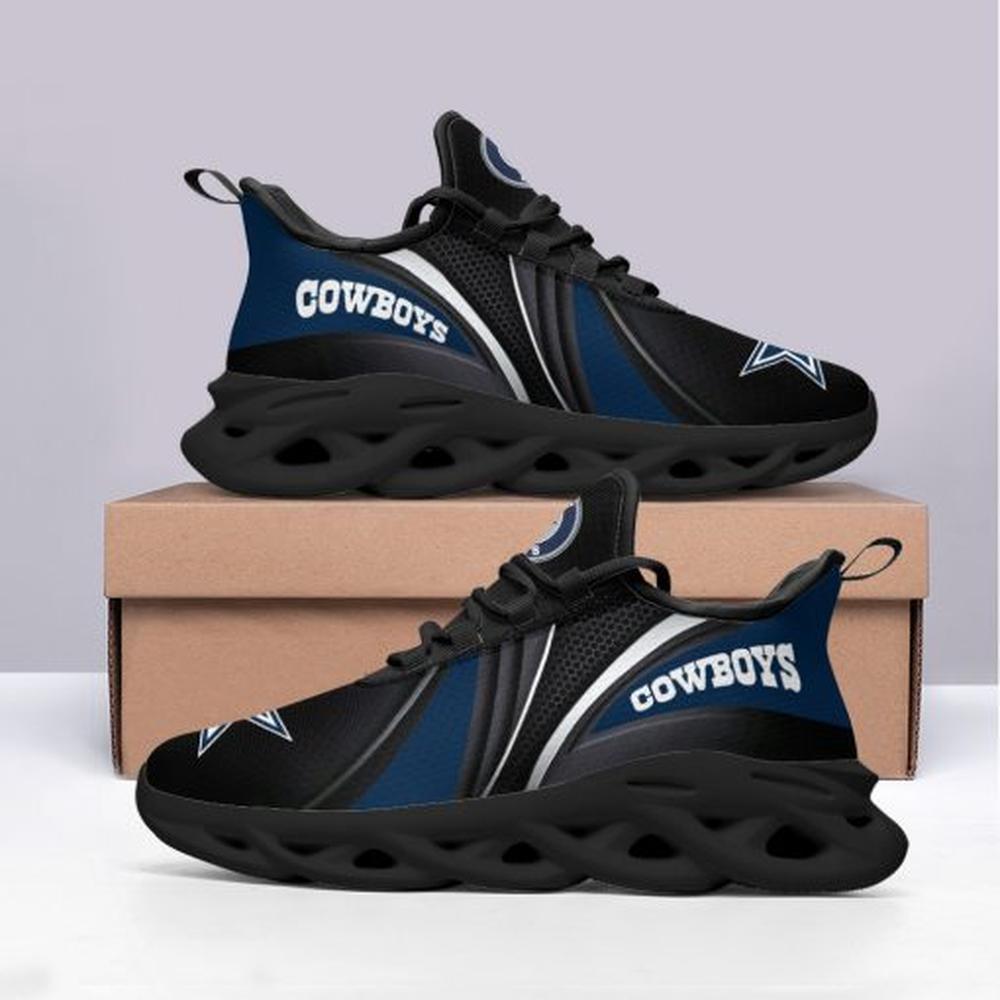Ideafootwear Dallas Cowboys Max Soul Shoes Sneakers For Men And Women 282