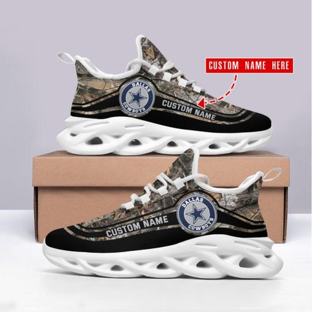 Ideafootwear Dallas Cowboys Max Soul Shoes Sneakers For Men And Women 203
