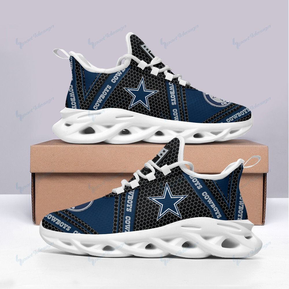 Ideafootwear Dallas Cowboys Max Soul Shoes Sneakers For Men And Women 106