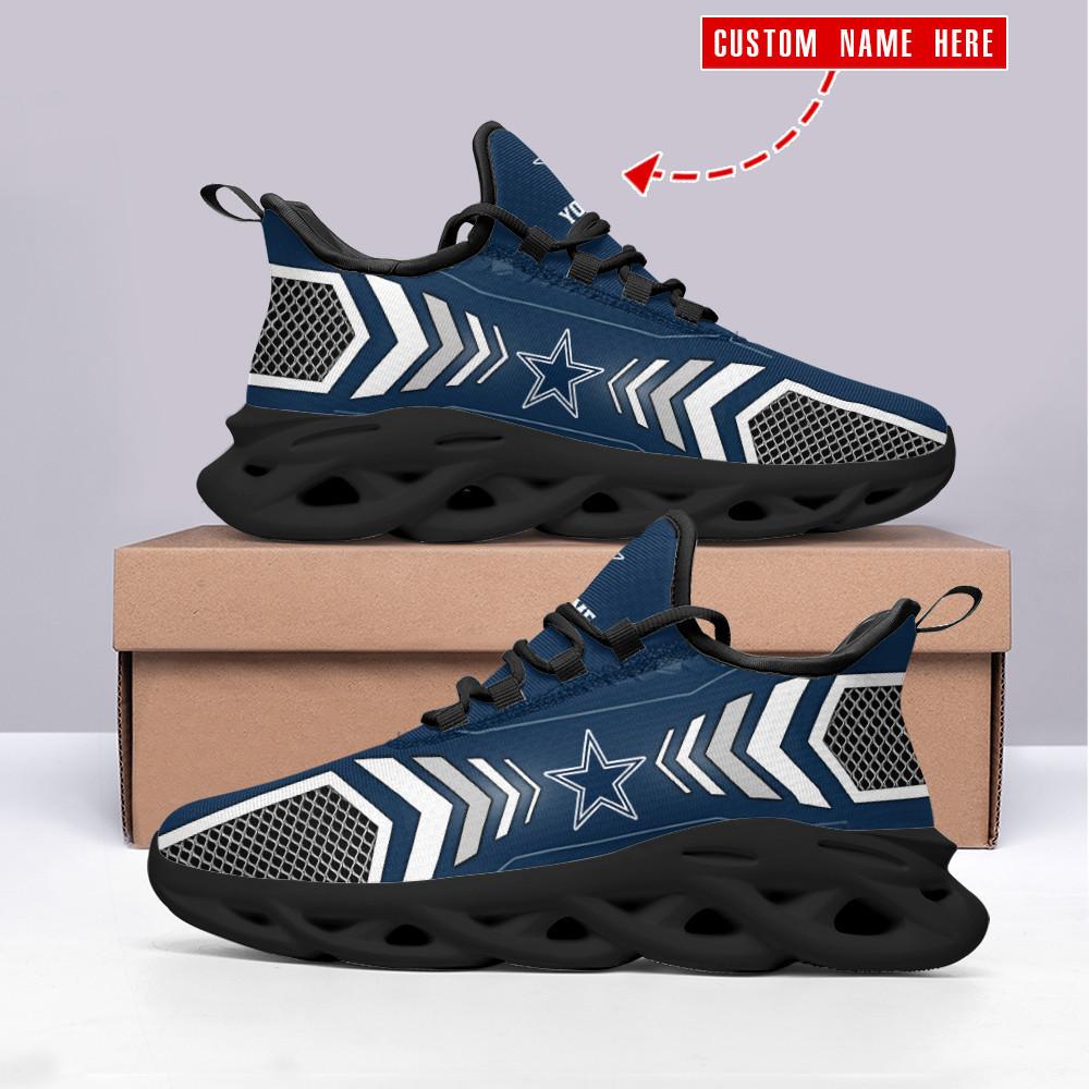 Ideafootwear Dallas Cowboys Max Soul Shoes Sneakers For Men And Women 196