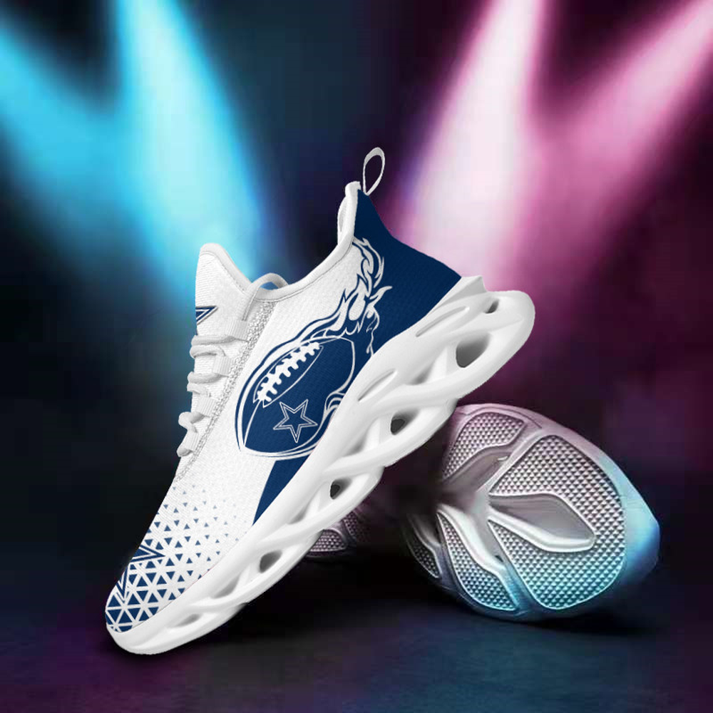 Ideafootwear Dallas Cowboys Max Soul Shoes Sneakers For Men And Women 118