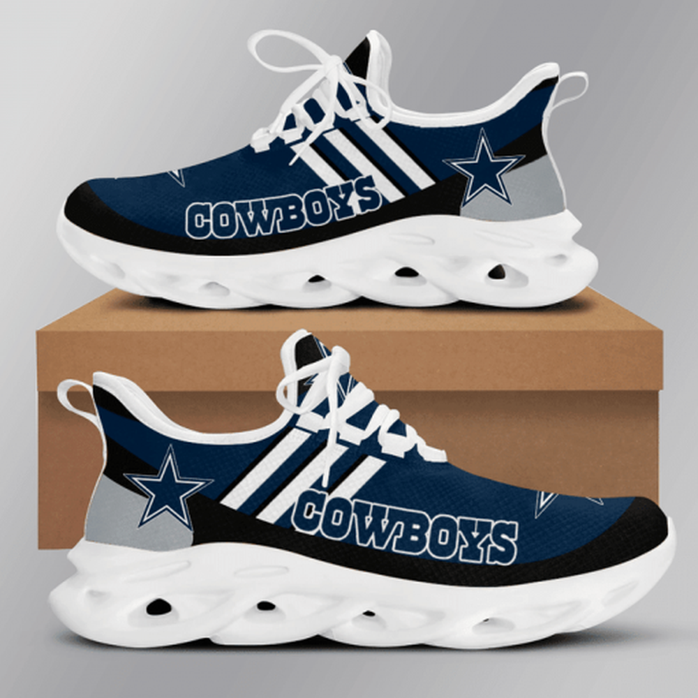 Ideafootwear Dallas Cowboys Max Soul Shoes Sneakers For Men And Women 18